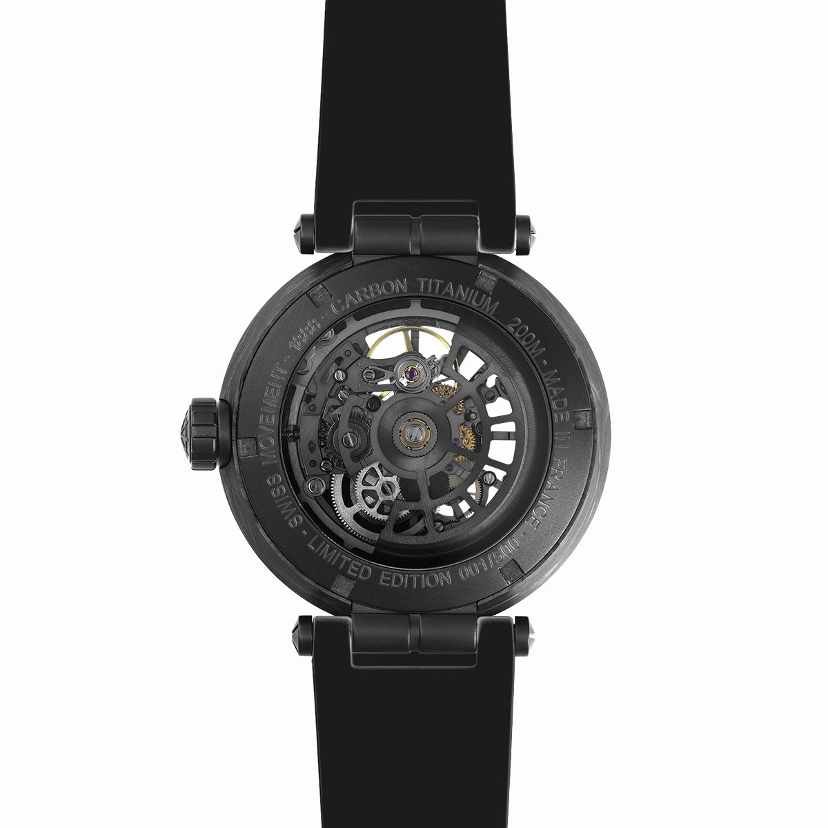 Herbelin Watches Herbelin Newport Carbon Skeleton Titanium Limited Edition Watch
