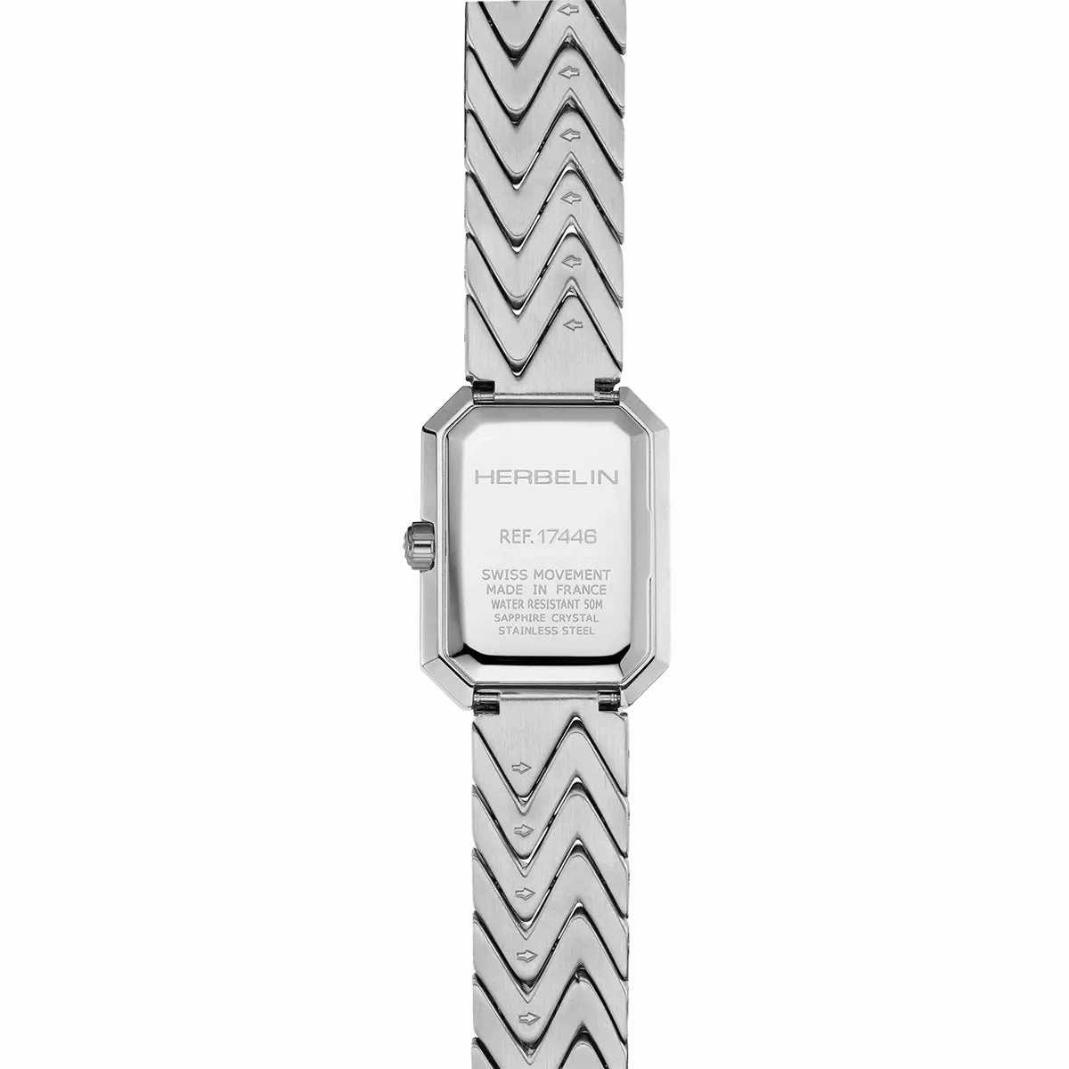 Herbelin Watches Herbelin Octogone Rectangle Black MOP Watch