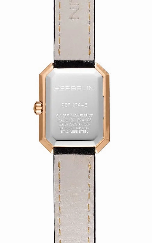 Herbelin Watches Herbelin Octogone Rose Gold PVD Watch