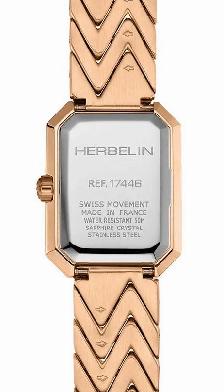 Herbelin Watches Herbelin Octogone Rose Gold PVD Watch