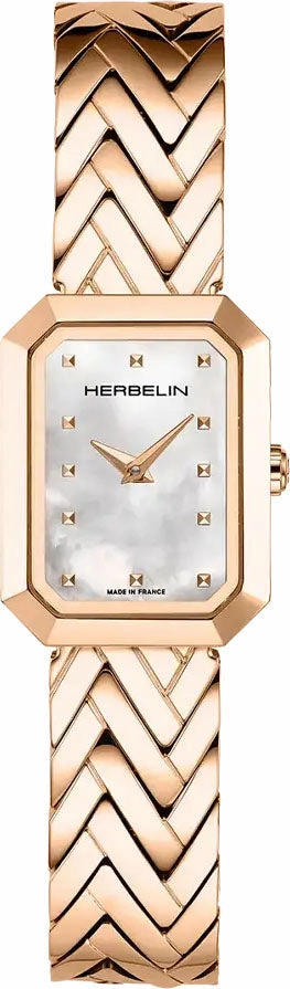 Herbelin Watches Herbelin Octogone Rose Gold PVD Watch