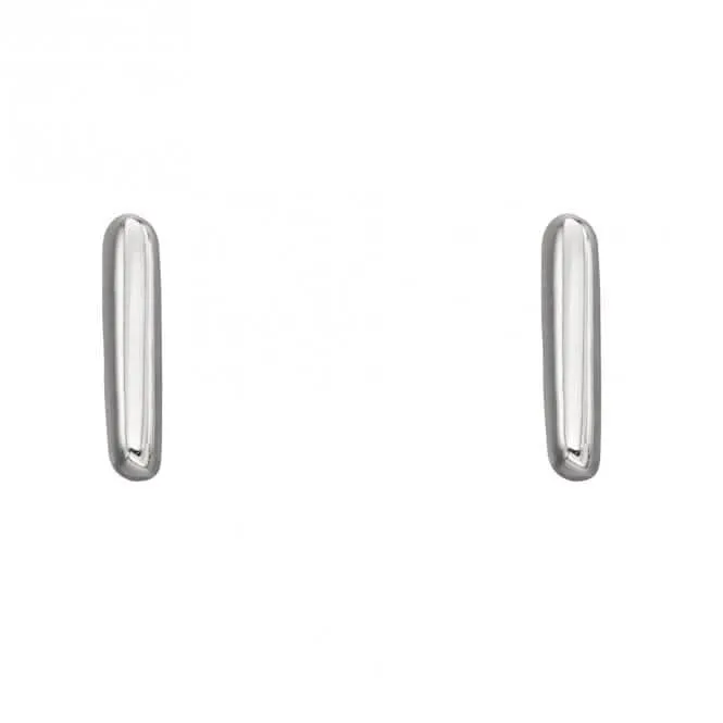 Initial I Sterling Silver Stud Earrings E6026 Beginnings Jewellery