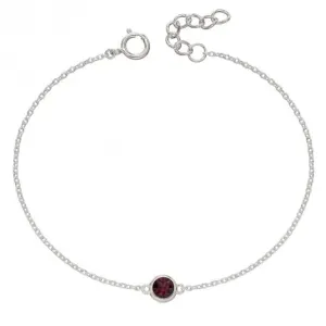 January Birthstone Bracelet with Swarovski Crystal B5284 Beginnings Jewellery