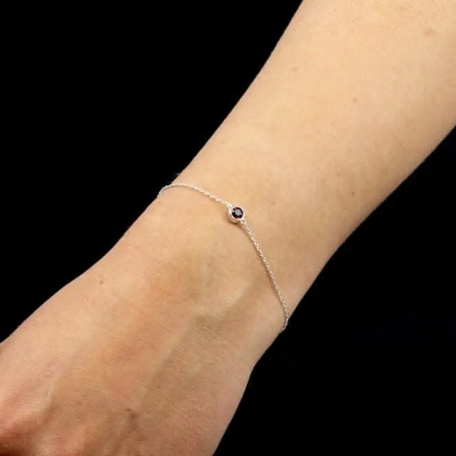 January Birthstone Bracelet with Swarovski Crystal B5284 Beginnings Jewellery