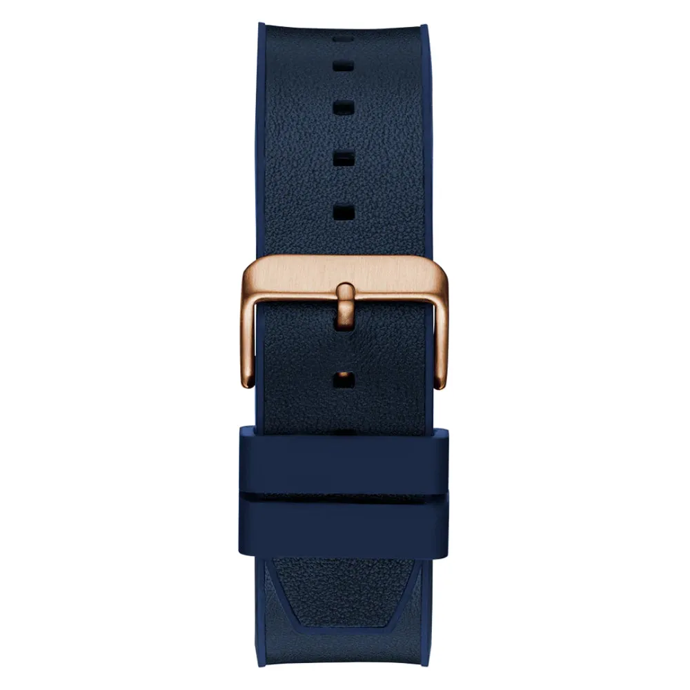 Jewelry Guess Watches Guess Analog Blue Silicone Strap Men Watch GW0791G2