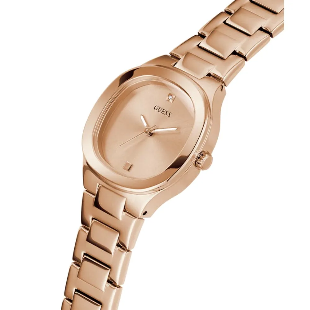 Jewelry Guess Watches Guess Analog Rose Gold Stainless Steel Strap Women Watch GW0615L3
