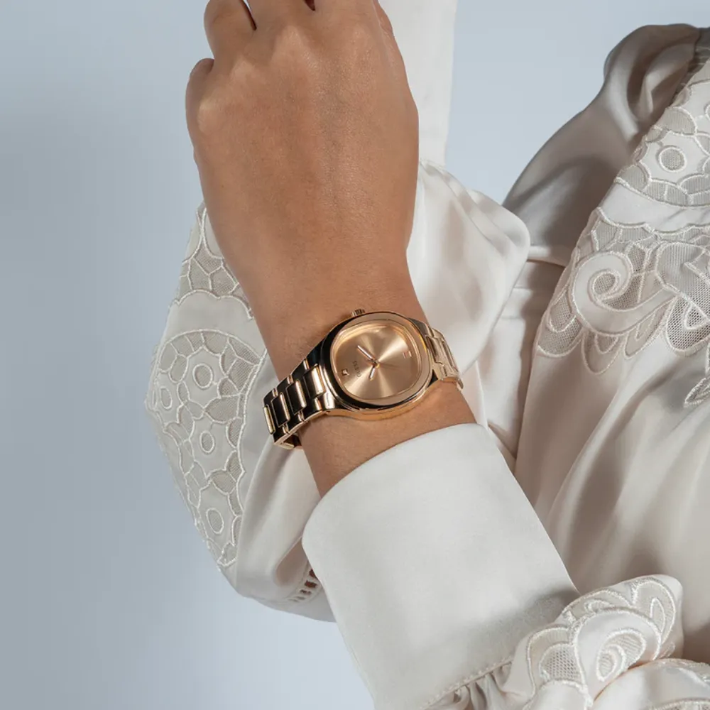 Jewelry Guess Watches Guess Analog Rose Gold Stainless Steel Strap Women Watch GW0615L3