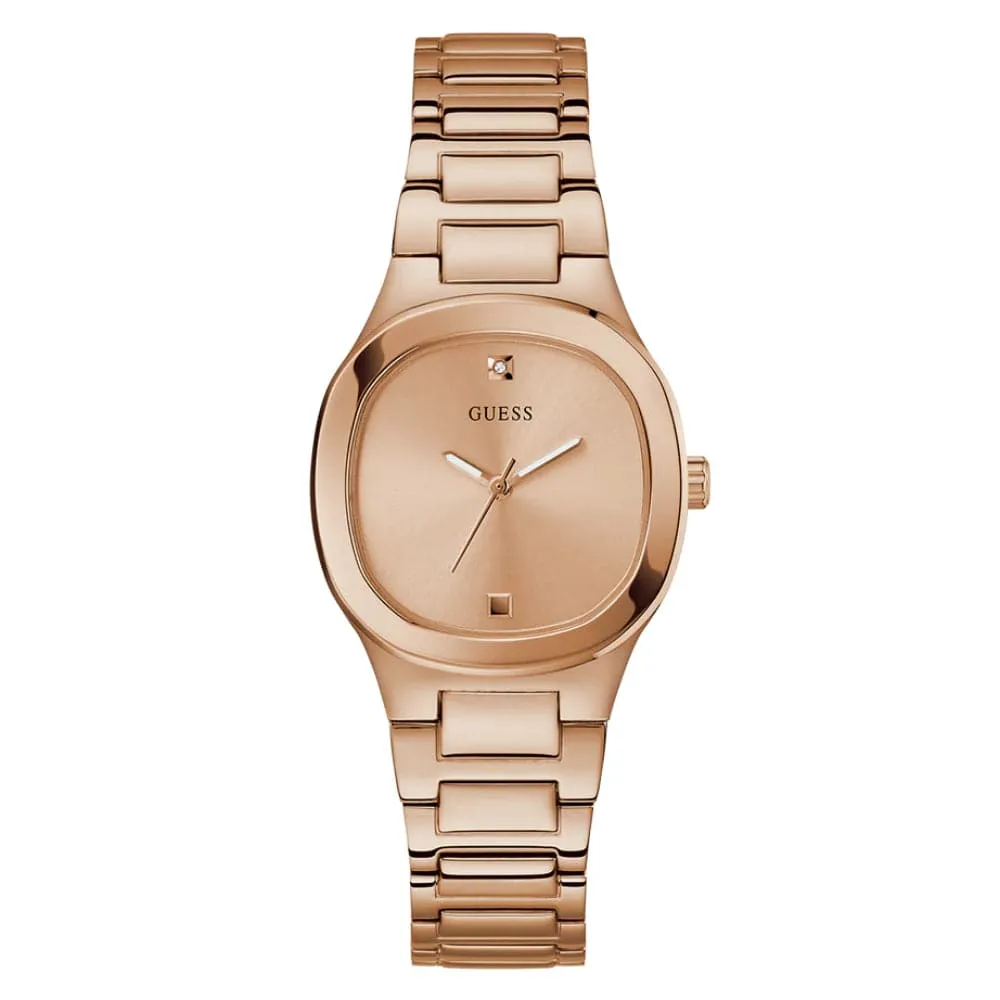 Jewelry Guess Watches Guess Analog Rose Gold Stainless Steel Strap Women Watch GW0615L3