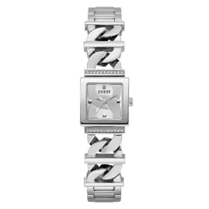 Jewelry Guess Watches Guess Analog Silver Dial Stainless Steel Strap Women Watch GW0603L1