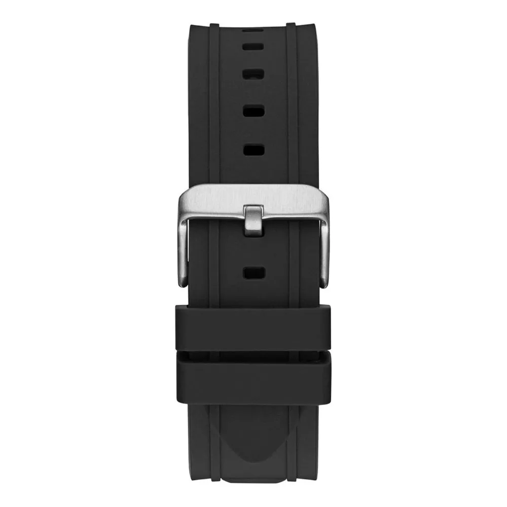 Jewelry Guess Watches Guess Chronograph Black Silicone Strap Men Watch GW0799G3