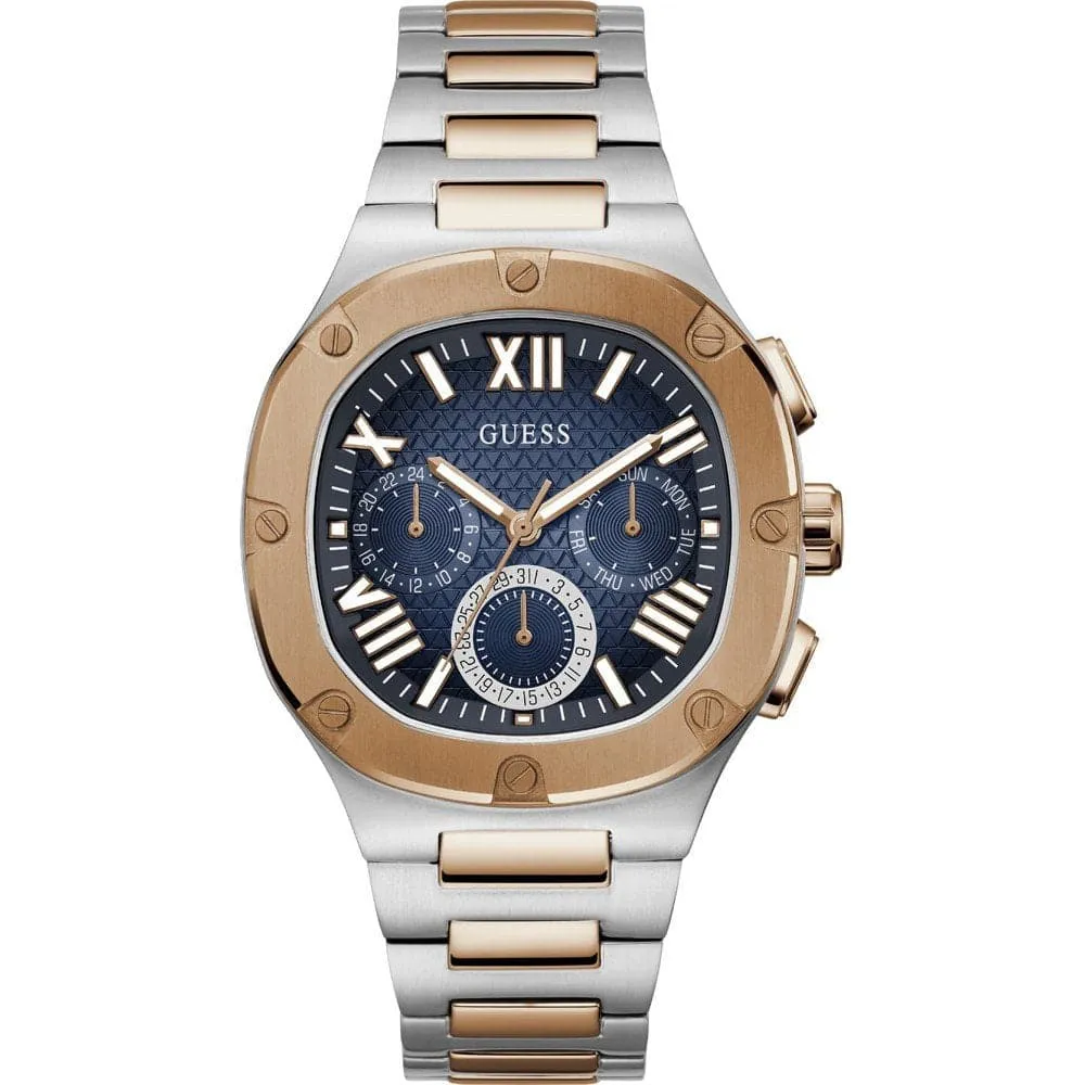 Jewelry Guess Watches Guess Chronograph Two-Tone Stainless Steel Strap Unisex Watch GW0572G4