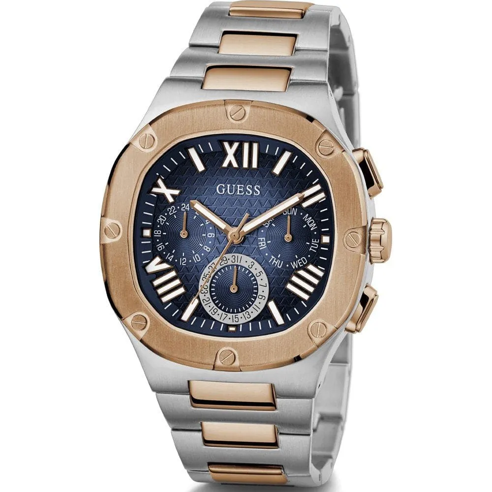 Jewelry Guess Watches Guess Chronograph Two-Tone Stainless Steel Strap Unisex Watch GW0572G4