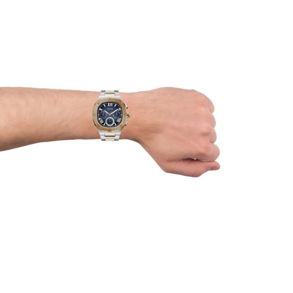Jewelry Guess Watches Guess Chronograph Two-Tone Stainless Steel Strap Unisex Watch GW0572G4