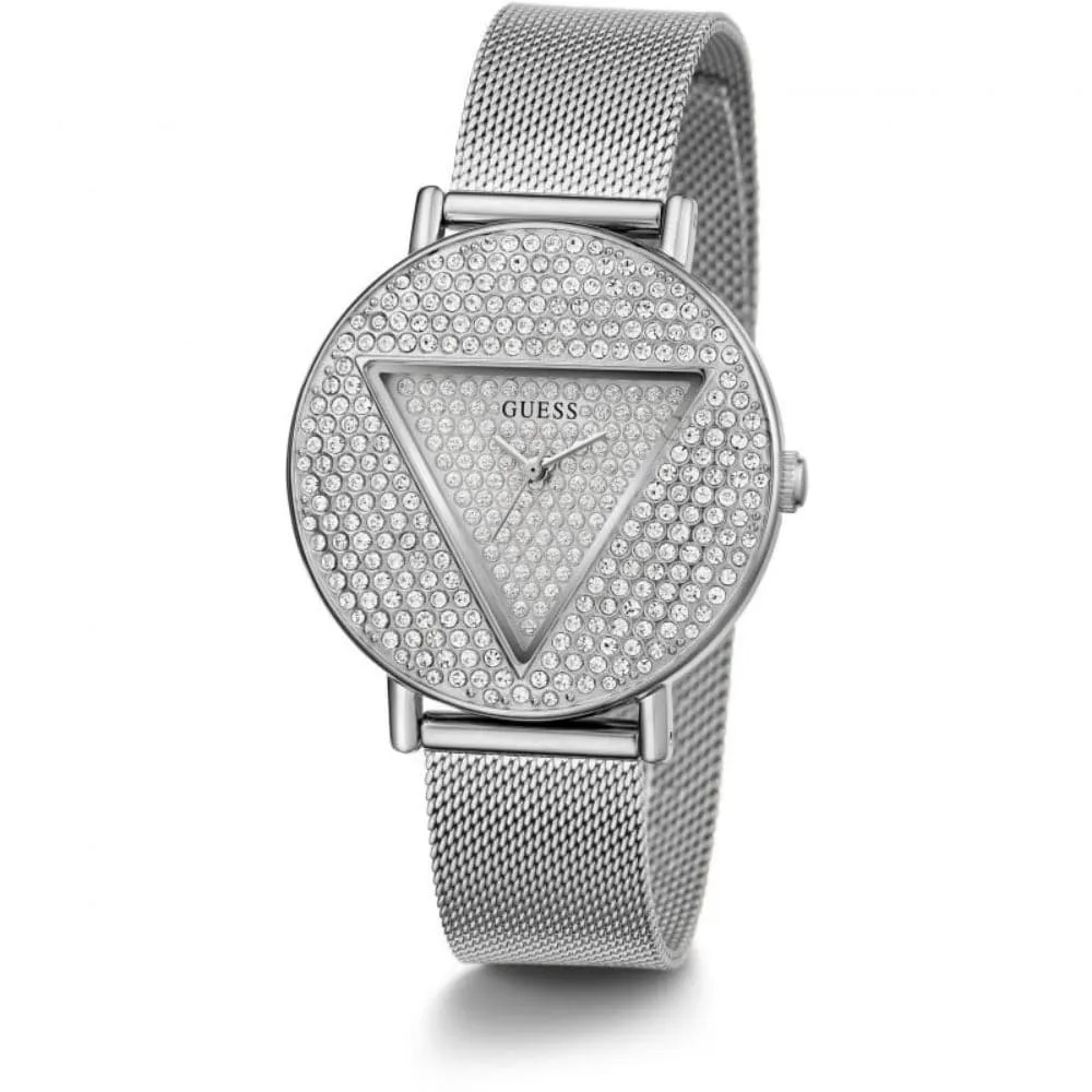 Jewelry Guess Watches Guess Iconic Silver Stainless Steel Women Watch GW0477L1