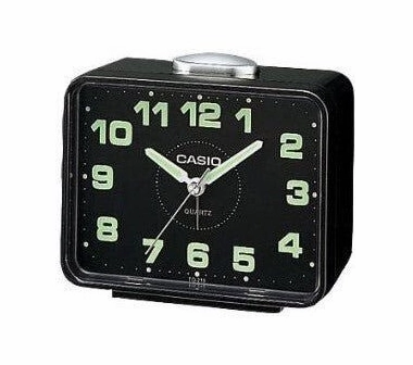 Jewelry_Casio_Watches Casio Black Analog Rectangle Clock