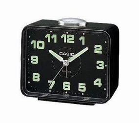 Jewelry_Casio_Watches Casio Black Analog Rectangle Clock