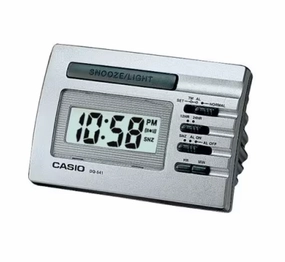 Jewelry_Casio_Watches Casio Grey Digital Desktop Alarm Clock