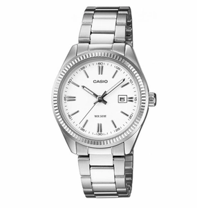 Jewelry_Casio_Watches Casio Ladies Petite Vintage Stainless Steel Watch