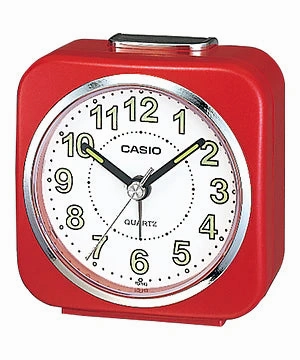 Jewelry_Casio_Watches Casio Traveller's Analog Clock, Light, Alarm, Snooze White Face - 3 colours available
