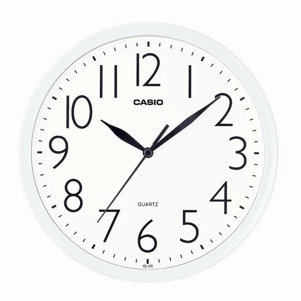 Jewelry_Casio_Watches Casio White Circle Wall Clock