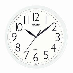Jewelry_Casio_Watches Casio White Circle Wall Clock