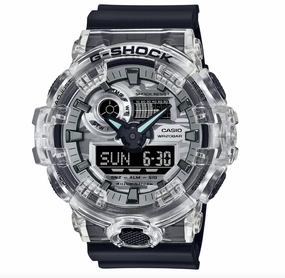 Jewelry_Casio_Watches G Shock Duo Metallic Camo Silver/Black & Grey Pattern Watch