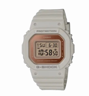 Jewelry_Casio_Watches G Shock Ladies Digital Metalic Bronze Face/Beige Resin Band Watch