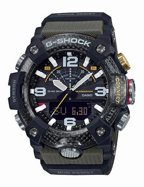 Jewelry_Casio_Watches G-Shock Mudmaster Black/Green Resin Band Watch