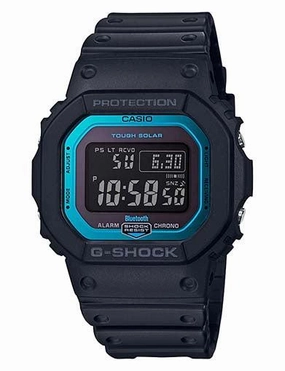 Jewelry_Casio_Watches G-Shock Series 5600 Bluetooth Black/Blue Watch