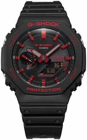 Jewelry_G-Shock_Watches G-Shock 2100 Ignite Red Series Bluetooth Watch