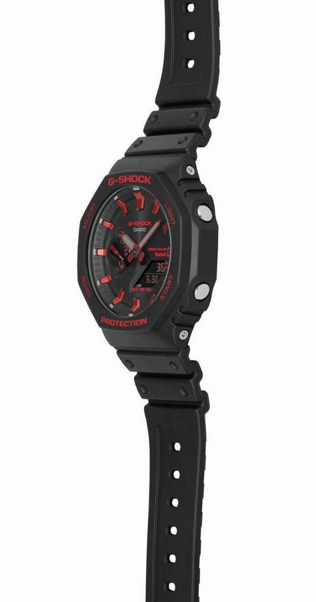 Jewelry_G-Shock_Watches G-Shock 2100 Ignite Red Series Bluetooth Watch