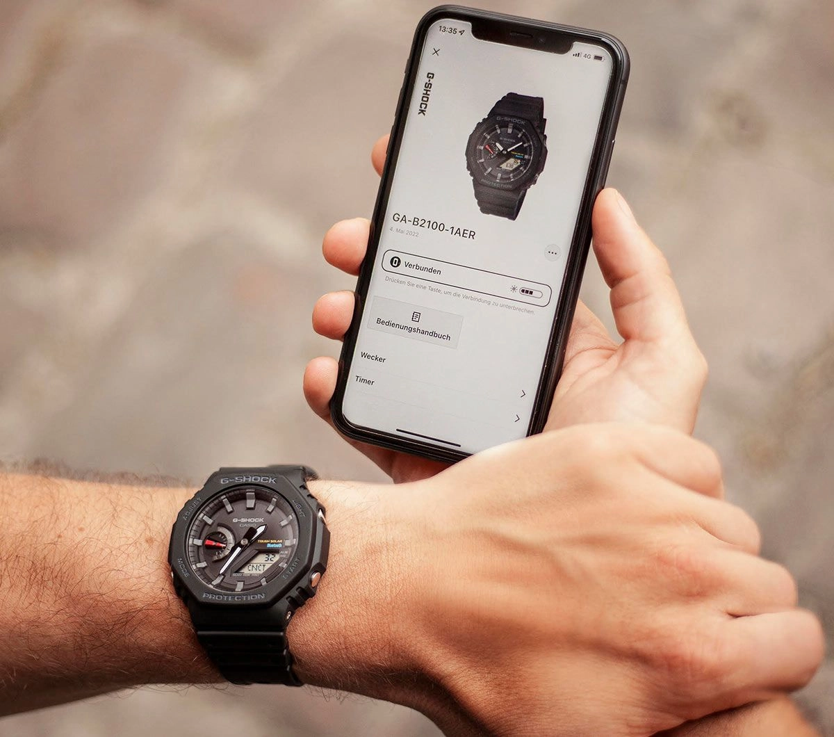 Jewelry_G-Shock_Watches G-Shock 2100 Tough Solar Bluetooth Watch