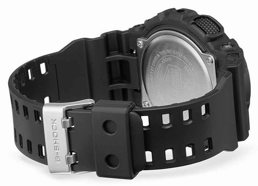 Jewelry_G-Shock_Watches G-Shock GA-100 Black Caution Yellow Mens Watch