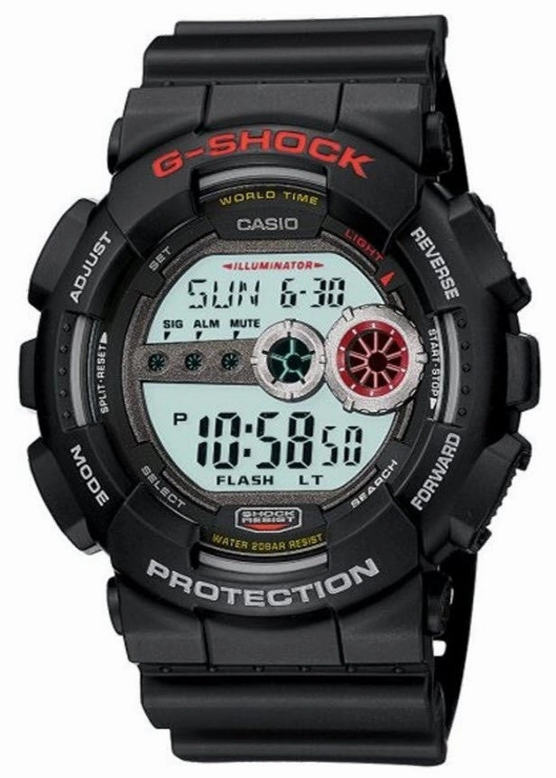 Jewelry_G-Shock_Watches G-Shock GD-100 Worldtime Alarm Mens Watch
