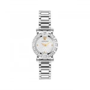 Ladies Greca Glam Stainless Steel Silver Watch VE2Q00322