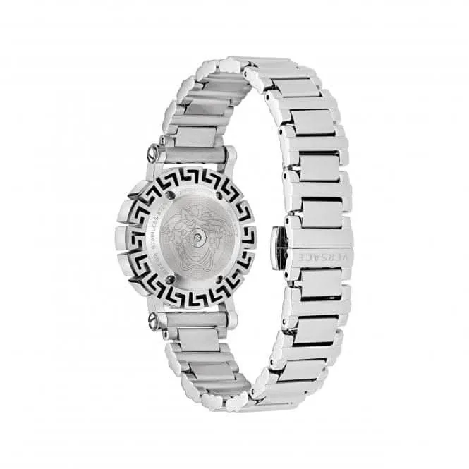 Ladies Greca Glam Stainless Steel Silver Watch VE2Q00322