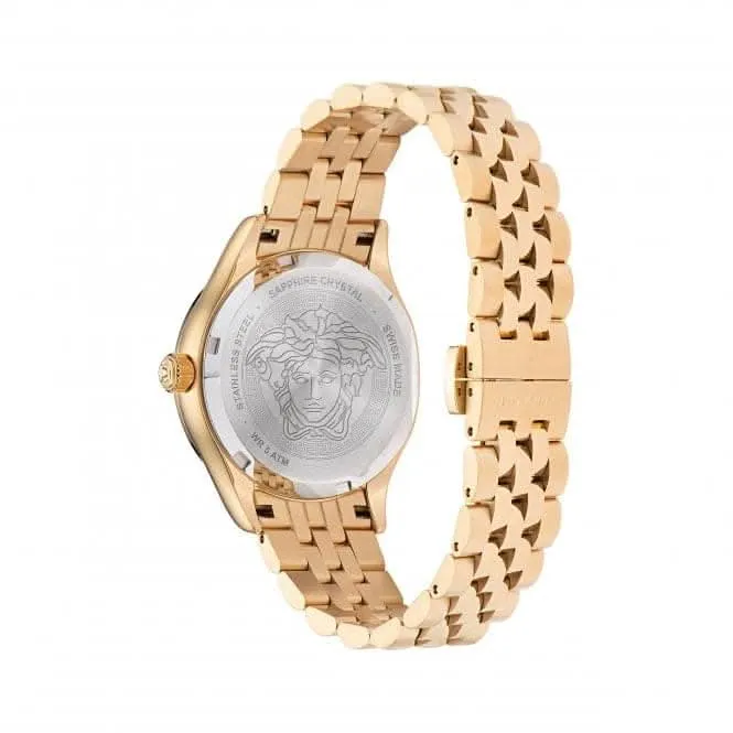 Ladies Hellenyium Gold-Tone Black Watch VE2S00622