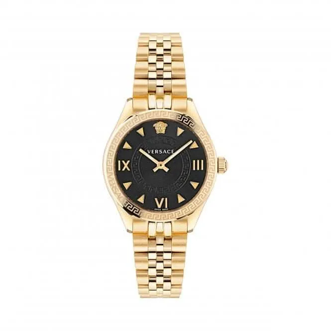Ladies Hellenyium Gold-Tone Black Watch VE2S00622