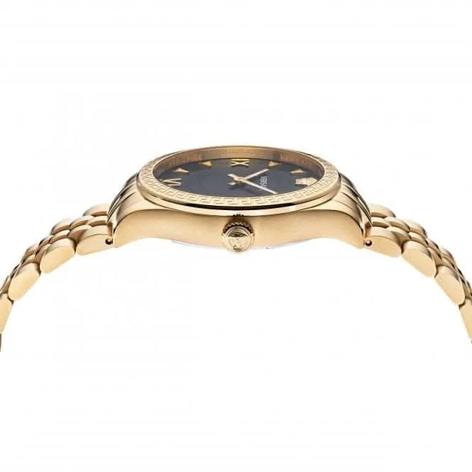 Ladies Hellenyium Gold-Tone Black Watch VE2S00622