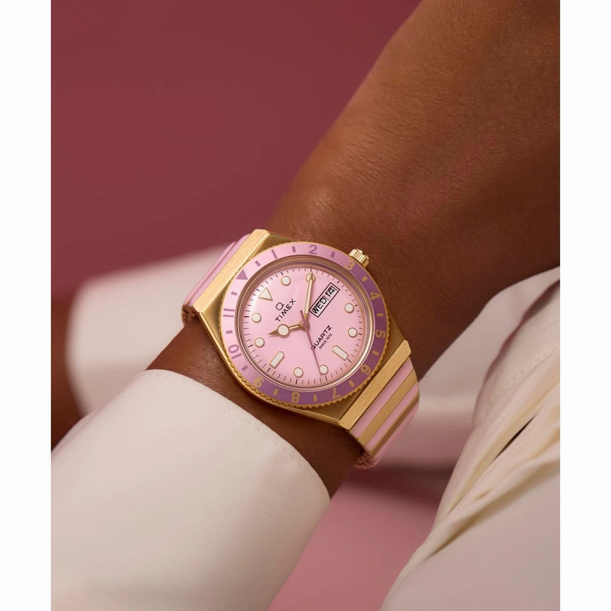Ladies Diver Inspired Gold Tone Watch TW2W87600
