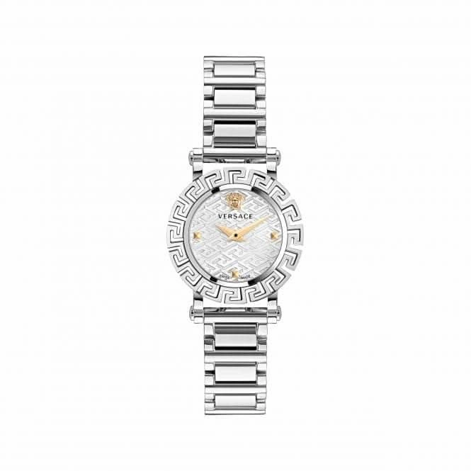 Ladies Greca Glam Stainless Steel Silver Watch VE2Q00322