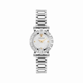 Ladies Greca Glam Stainless Steel Silver Watch VE2Q00322