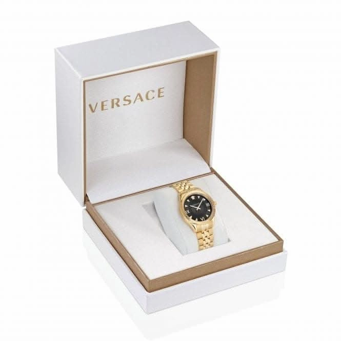 Ladies Hellenyium Gold-Tone Black Watch VE2S00622