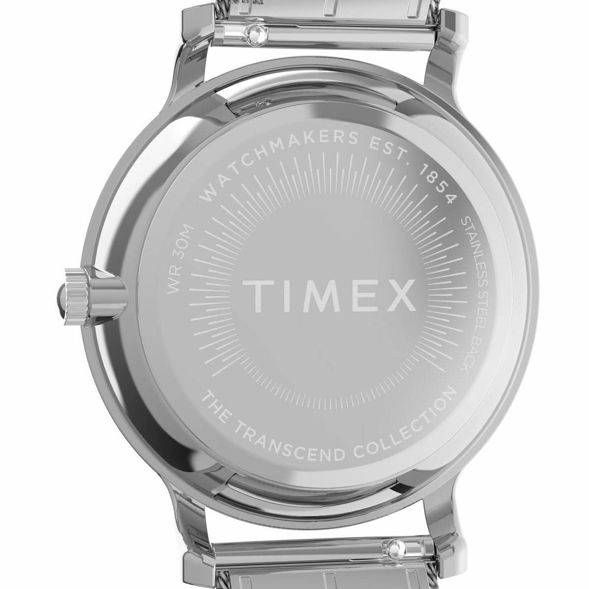 Ladies Transcend Silver Tone Watch TW2Y10200