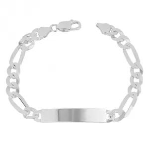 Large Curb 21cm Rectangular Id Bracelet B5398 Beginnings Jewellery