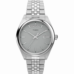 Legacy Day and Date Stainless Steel Bracelet Watch TW2V67900