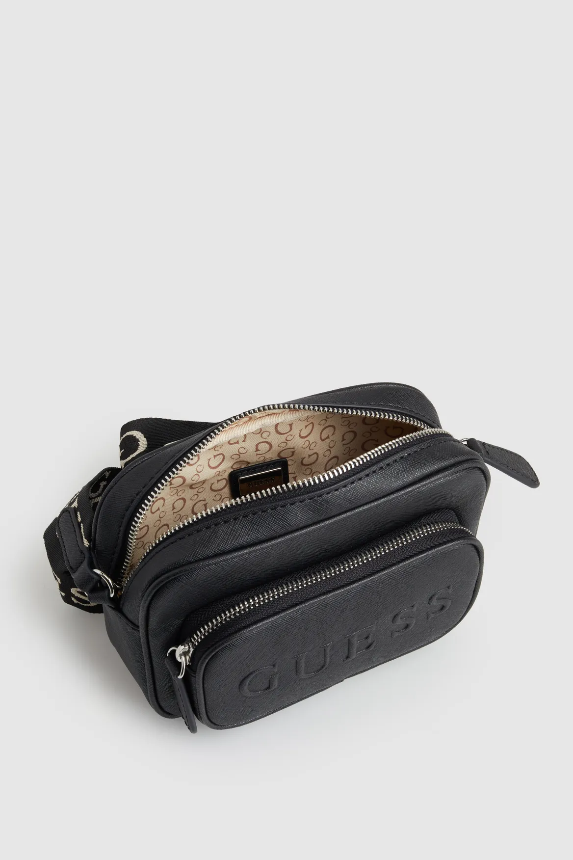 Lya Mini Double Zip Crossbody Bag Guess Bags