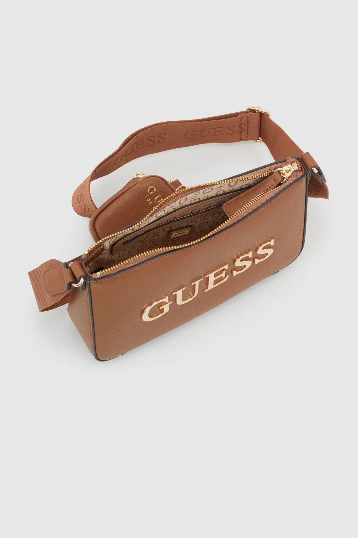 Maisey Mini Top Zip Crossbody Bag Guess Bags