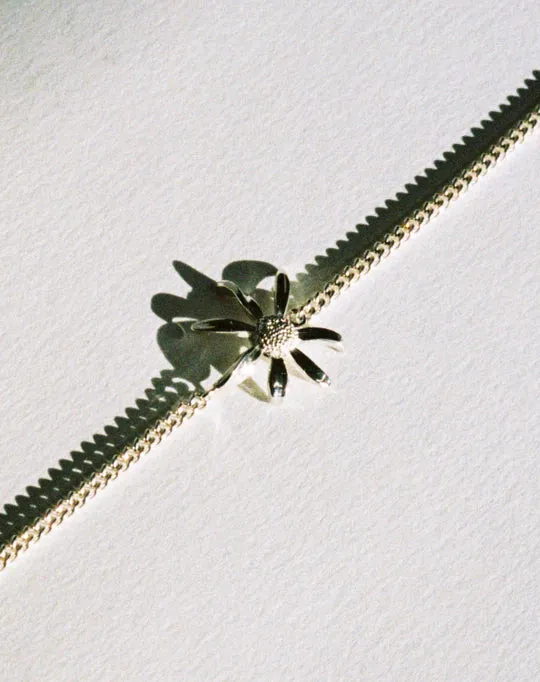 Meadowlark Jewellery Meadowlark - Daisy Charm Bracelet 17cm Sterling Silver