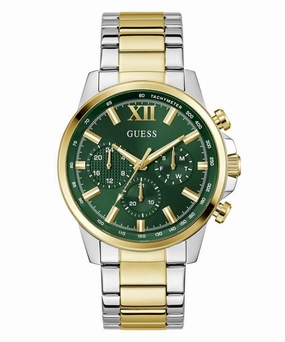 Men's Gold / Silver Green Walker Watch GW0900G5
